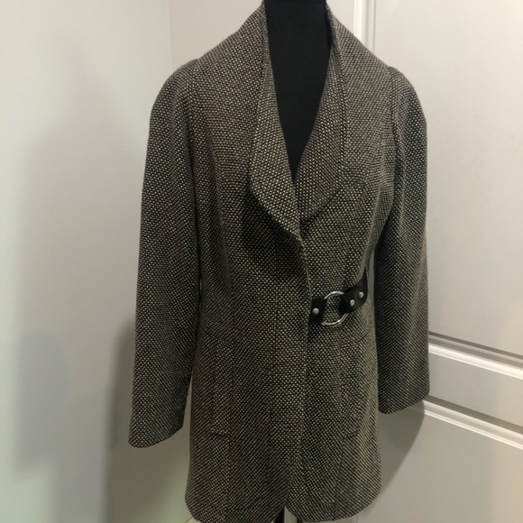 Vintage Coastal Wool Blend Designer Jacket - Picture 3 of 8